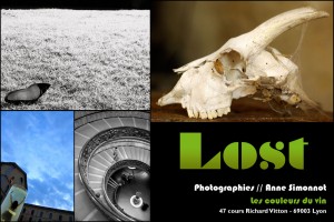 Affiche de l'exposition "Lost"